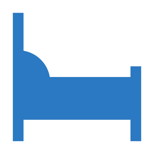 cama individual Generic Blue icono