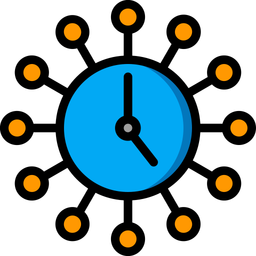 時計 Basic Miscellany Lineal Color icon