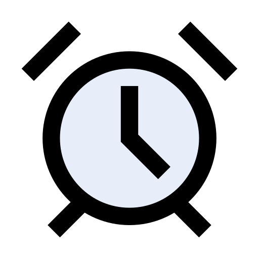 despertador Vector Stall Lineal Color icono