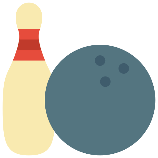 bowling Basic Miscellany Flat icon
