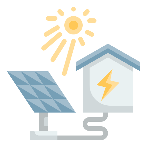 Solar panel Wanicon Flat icon