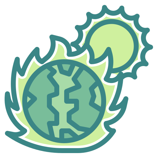 Global warming Wanicon Two Tone icon