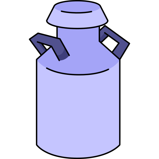tanque de leche Generic Thin Outline Color icono