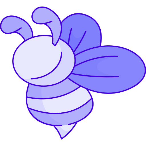 Bee Generic Outline Color icon