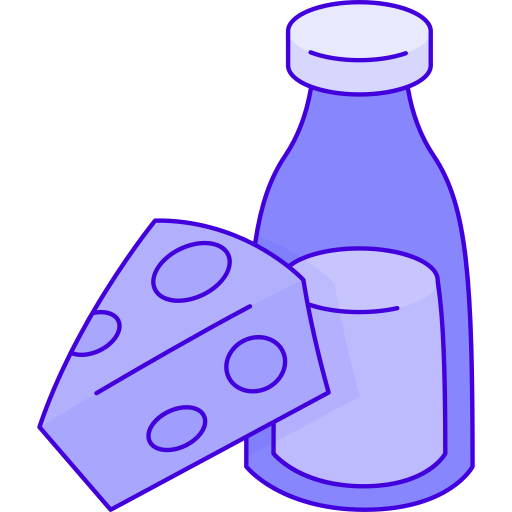 Молочные продукты Generic Outline Color иконка