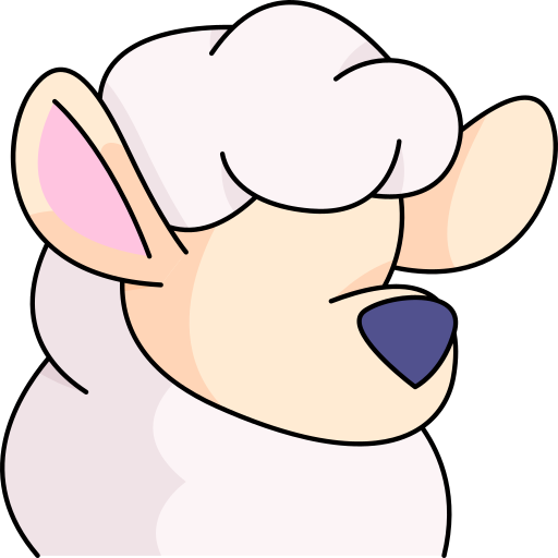 Sheep Generic Thin Outline Color icon