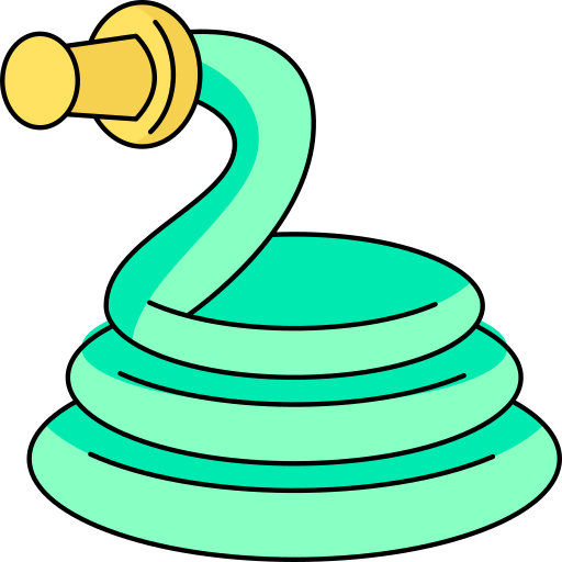 Water hose Generic Thin Outline Color icon
