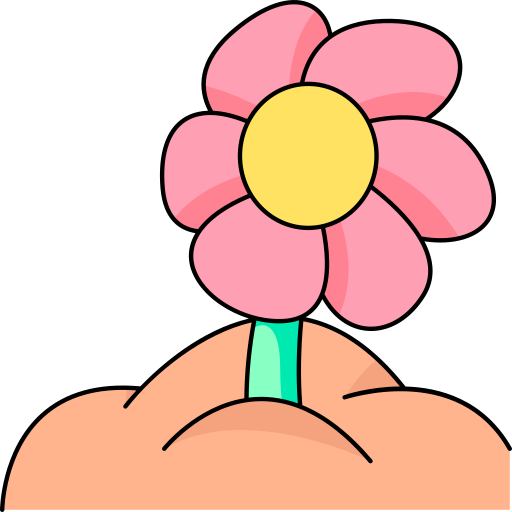 fleur Generic Thin Outline Color Icône