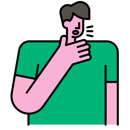 喉の痛み Generic Outline Color icon