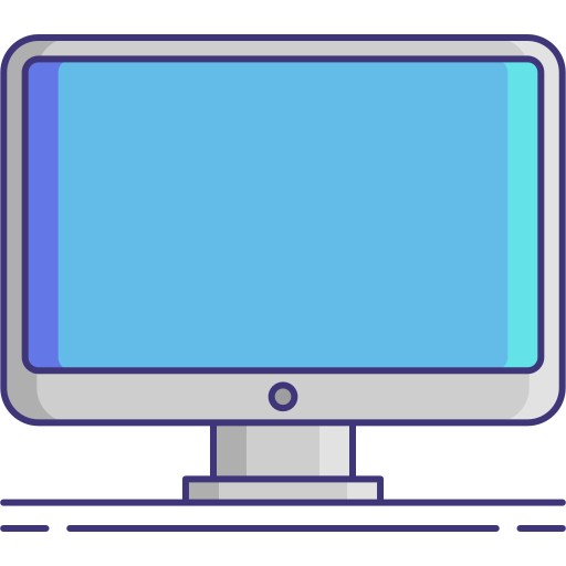 ordenador Flaticons Lineal Color icono