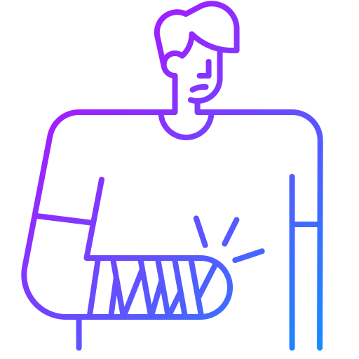 niepełnosprawny Generic Gradient ikona