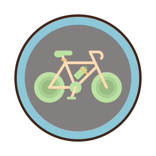 fahrrad Flaticons Lineal Color icon