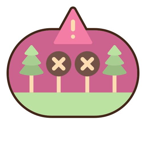 Deforestation Flaticons Lineal Color icon