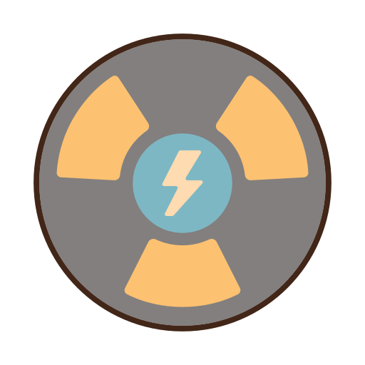 Nuclear energy Flaticons Lineal Color icon