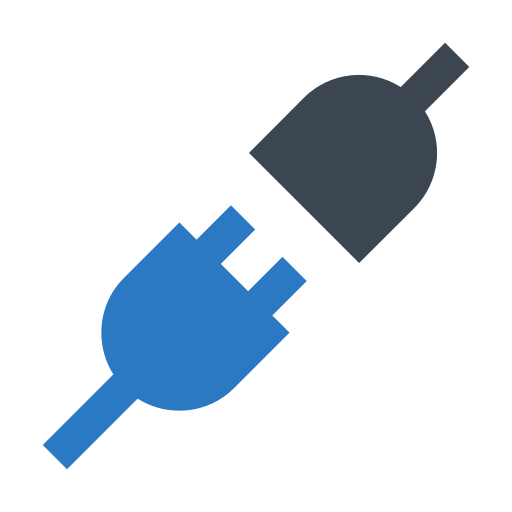 Plug in Generic Blue icon