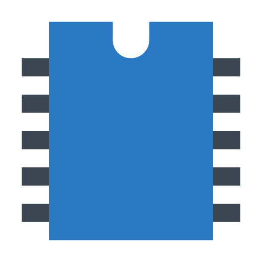 microchip Generic Blue icona