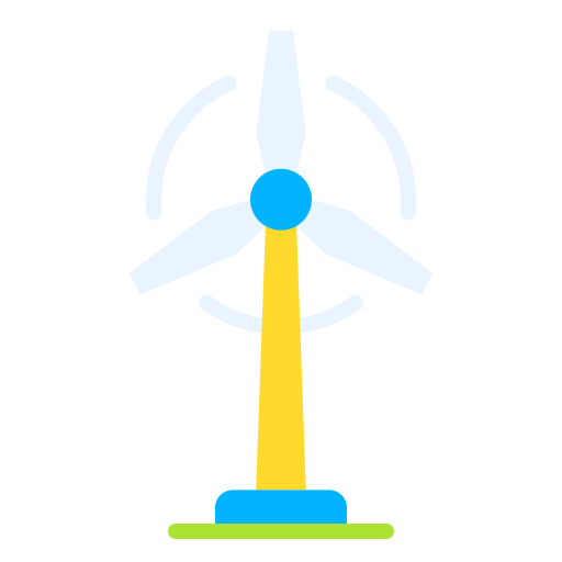 energia eolica Good Ware Flat icona