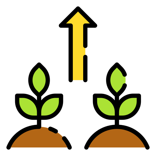 성장하는 식물 Good Ware Lineal Color icon