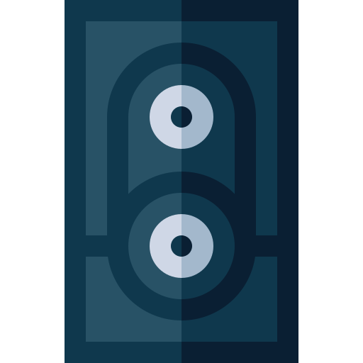 음악 스피커 Basic Straight Flat icon