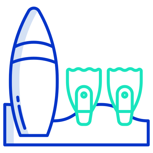 Surf board Icongeek26 Outline Colour icon