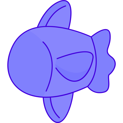 słoneczna ryba Generic Outline Color ikona
