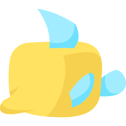 Żółty pudełkowaty Generic Flat ikona