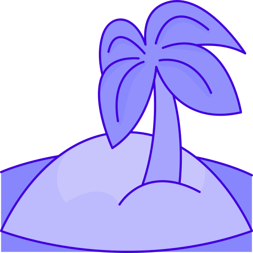 Island Generic Outline Color icon