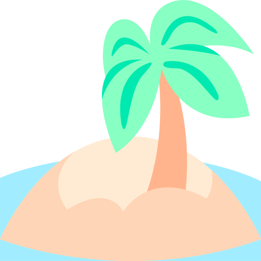 wyspa Generic Flat ikona