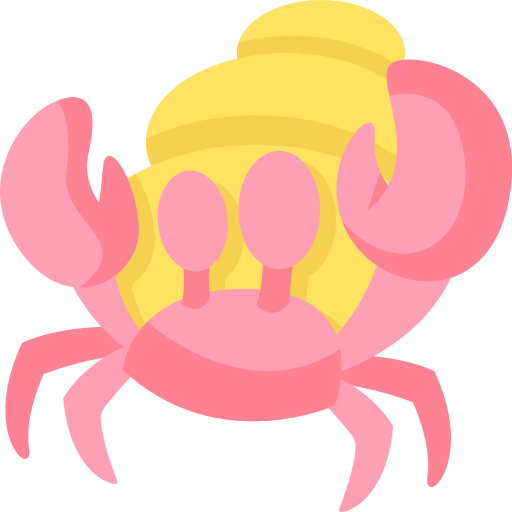 Hermit crab Generic Flat icon