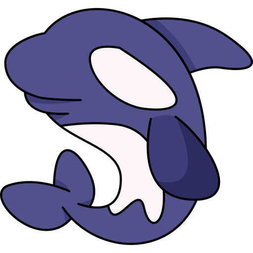 orca Generic Thin Outline Color icono