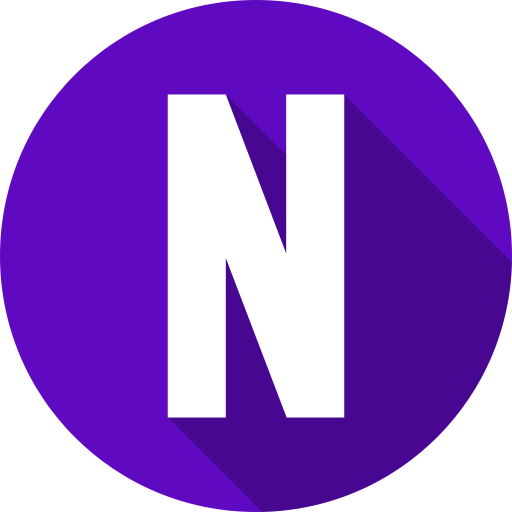 litera n Generic Flat ikona