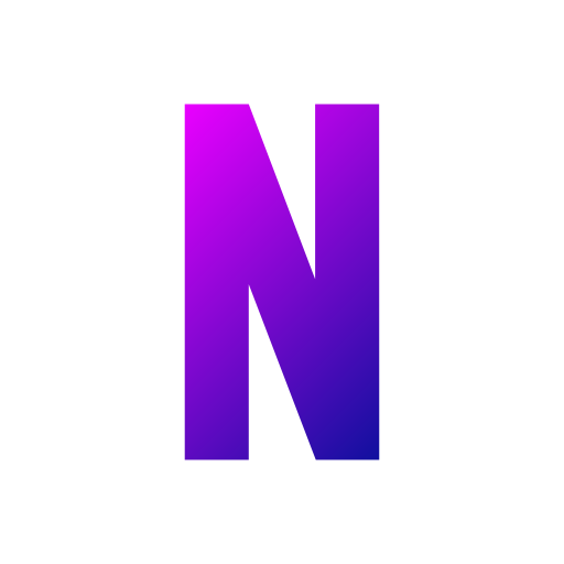 Letter n Generic Gradient icon
