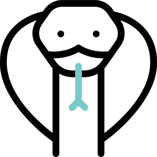 뱀 Basic Accent Outline icon