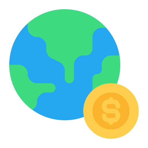 globale economie Generic Flat icoon