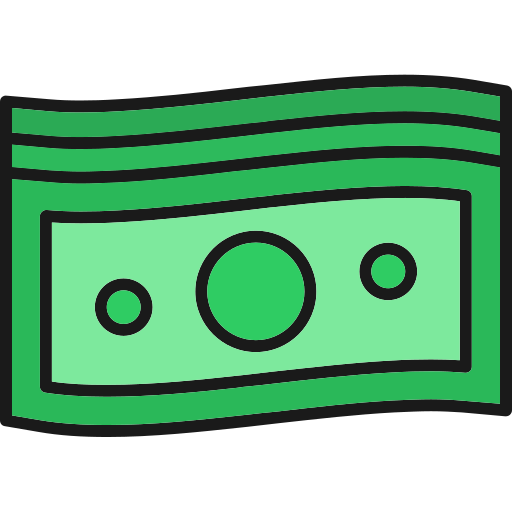 dinero Generic Outline Color icono