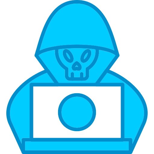 Hacker Generic Blue icon