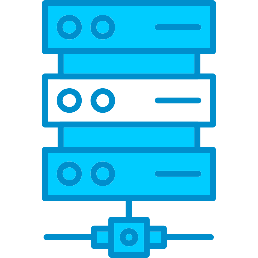 Server Generic Blue icon