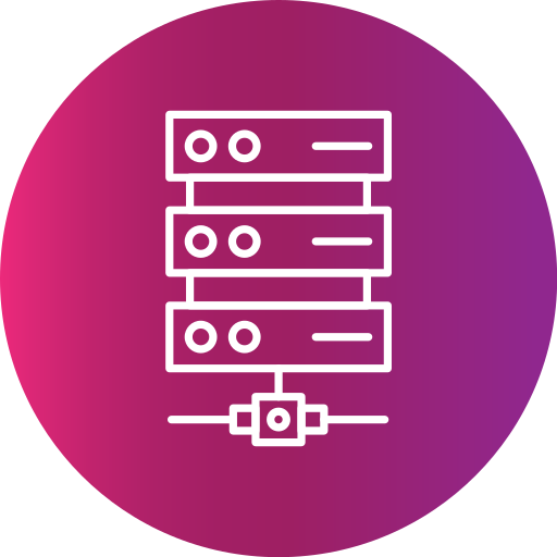 Server Generic Flat Gradient icon