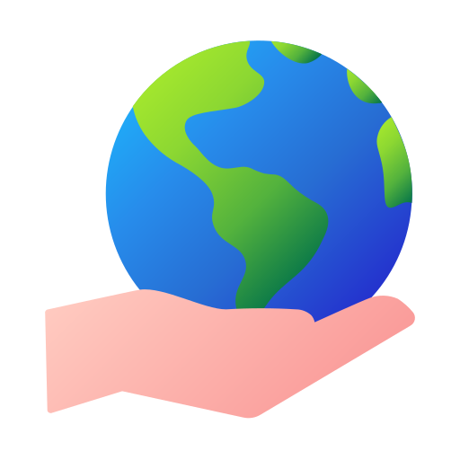 globo terrestre Generic Flat Gradient icona