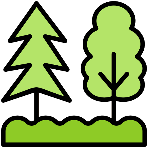 Лес Generic Outline Color иконка