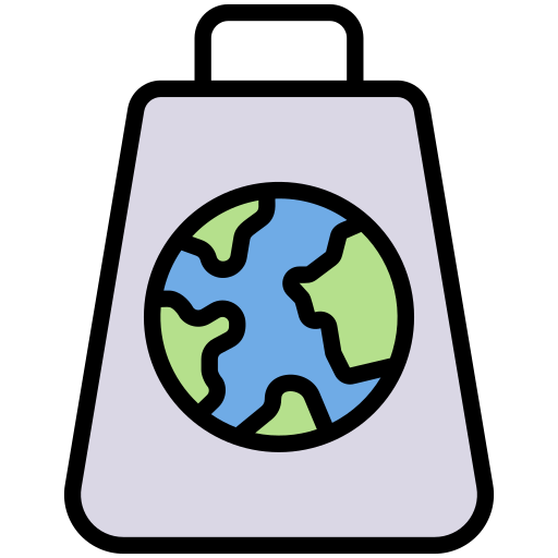 borsa ecologica Generic Outline Color icona
