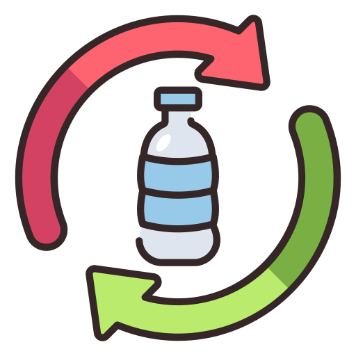 Recycle bottle Generic Outline Color icon