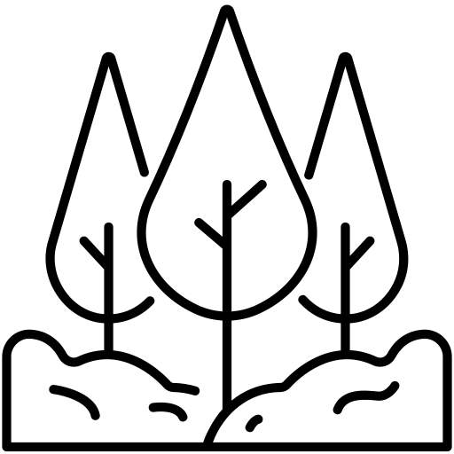 Forest Generic Detailed Outline icon