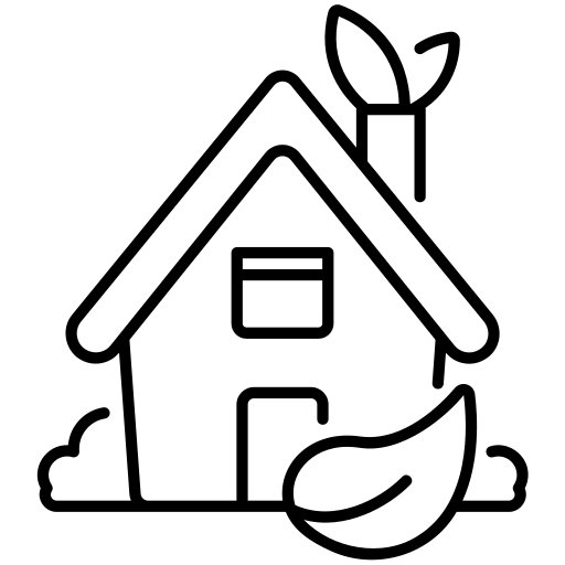 groen huis Generic Detailed Outline icoon