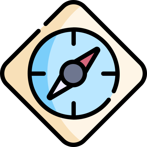 kompass Kawaii Lineal color icon