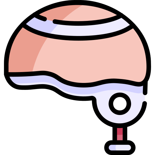Шлем Kawaii Lineal color иконка