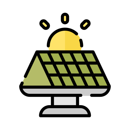 Solar panel Generic Outline Color icon