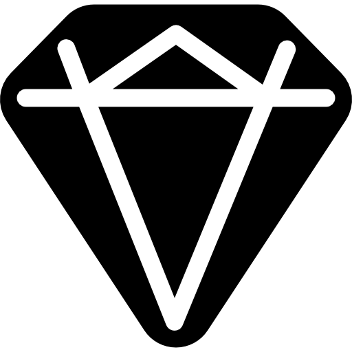 diamant vorm  icoon