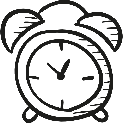 Draw Alarm Clock   icon