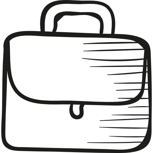 Briefcarrier with handle  icon